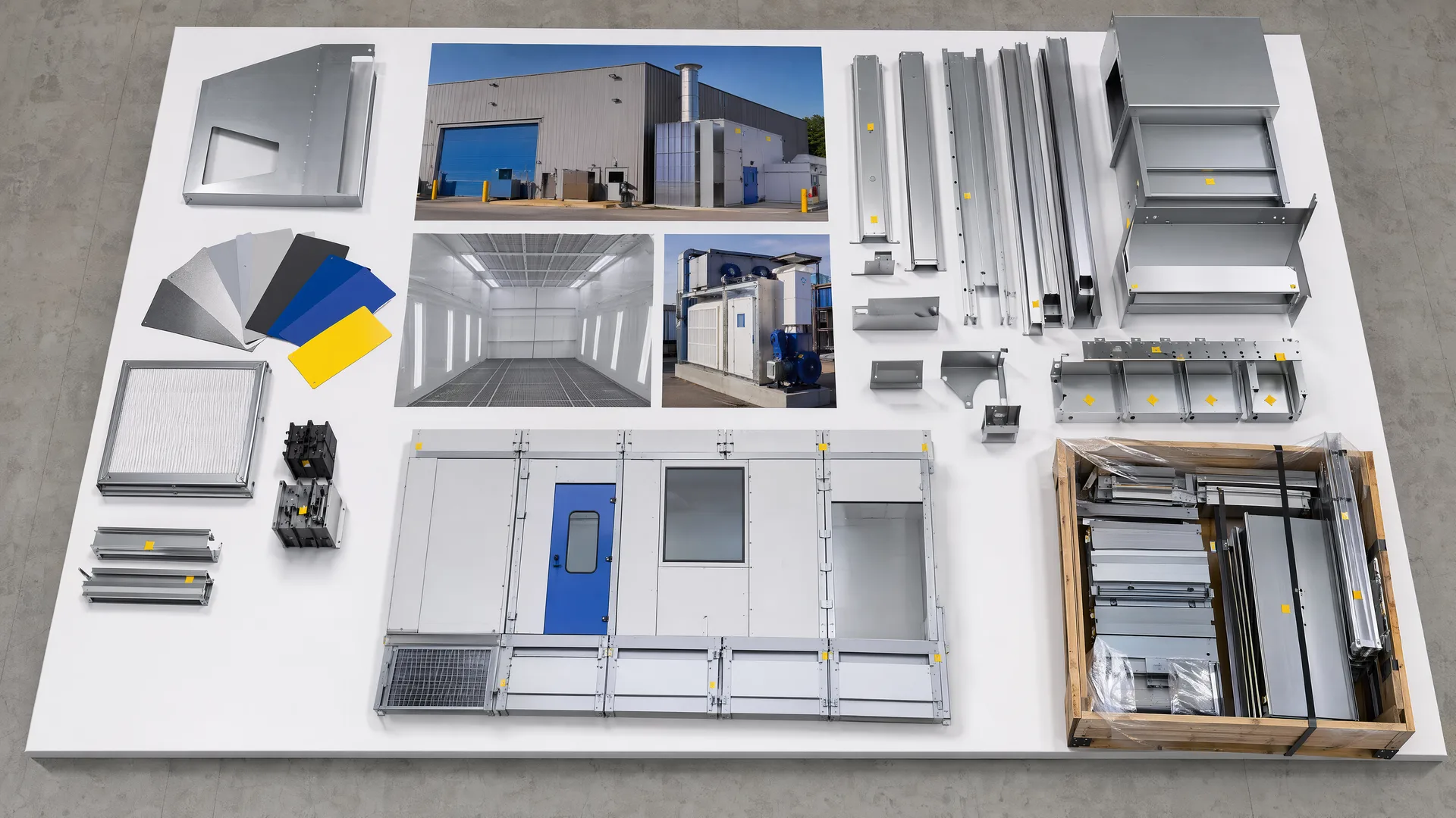 Illustrative project brief inputs for workpiece site process and destination